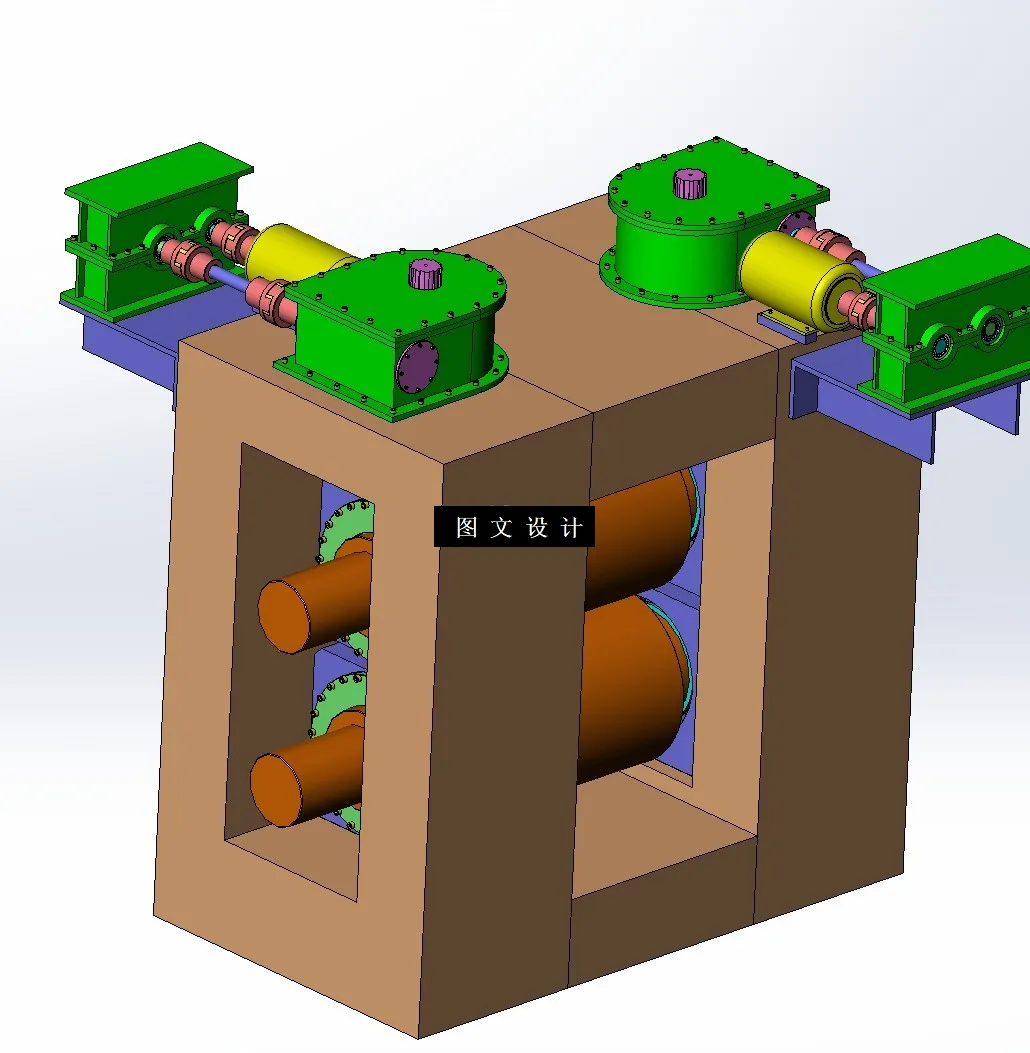 N8376-二辊热轧机压下装置设计【含SW三维图】