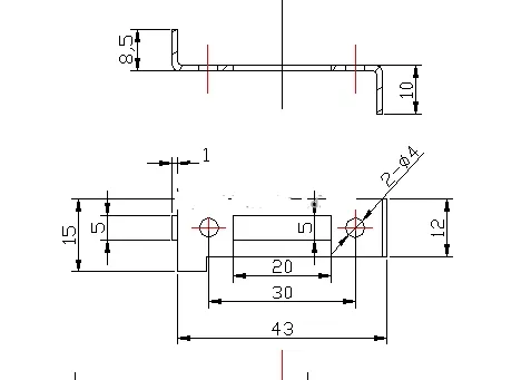 N8443-簧片冲压工艺及模具设计