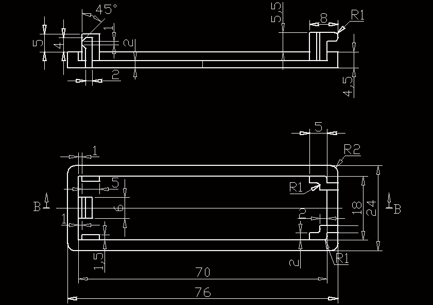 N8494-R感温管盒盖的塑料成型工艺与模具设计