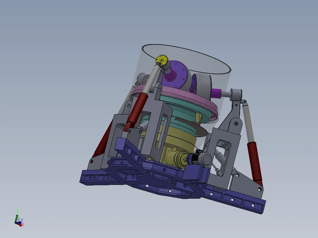 N8495-立式磨机力学性能分析与设计【含SW三维图】