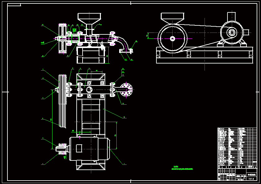 N8504-薯类通心粉丝成型机的研究与设计