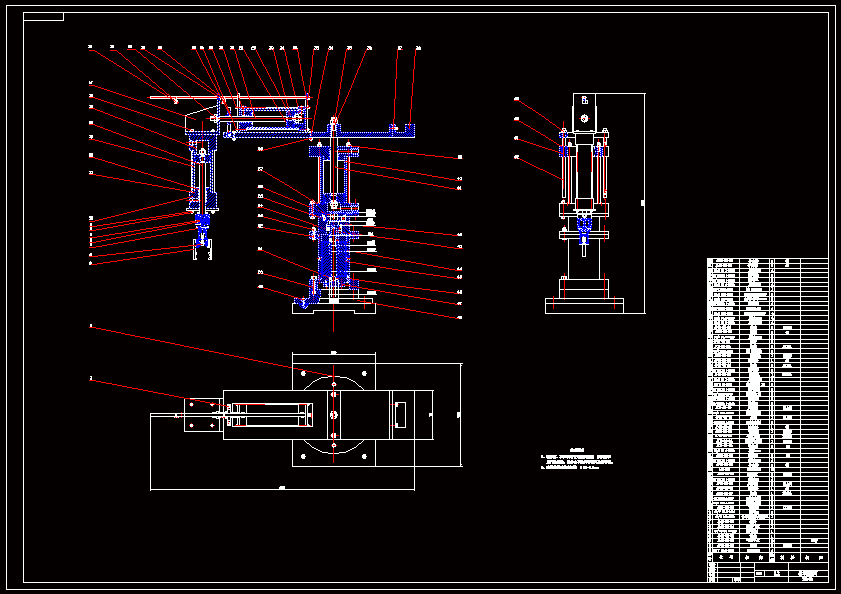N8536-基于PLC控制的多自由度气动立式机械臂的设计