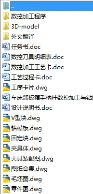 N8557-车床溜板箱手柄杆数控加工与钻削夹具设计【含Proe三维图】 N8557-车床溜板箱手柄杆数控加工与钻削夹具设计【含Proe三维图】