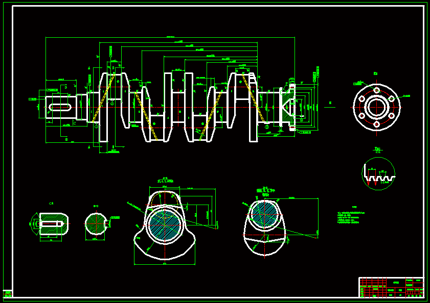 N8583-S2000发动机曲轴加工工艺及夹具设计