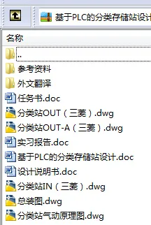 N8589-基于PLC的分类存储站设计 N8589-基于PLC的分类存储站设计