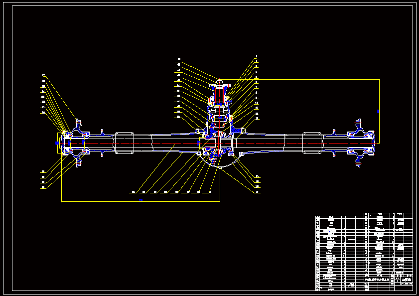 N8786-2吨轻型货车后桥设计
