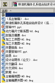 N8834-柴油机箱体孔系组合钻床设计(后主轴箱) N8834-柴油机箱体孔系组合钻床设计(后主轴箱)