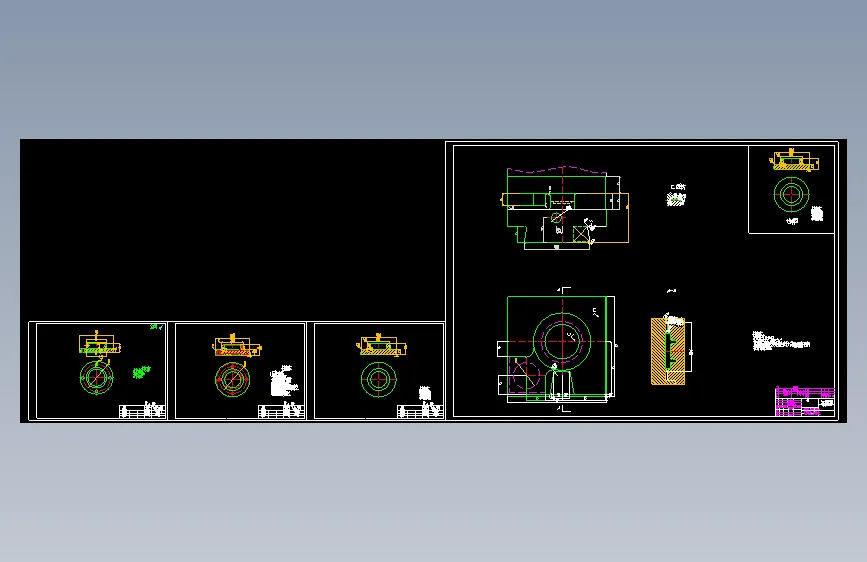 N8877-端盖锻造模具设计