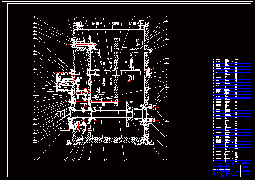 N8887-最大加工工件直径为500mm数控机床主传动系统设计
