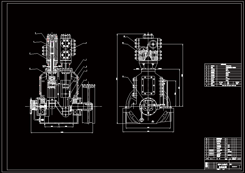 N8908-2832MPa合成氨用氮氢气循环压缩机设计