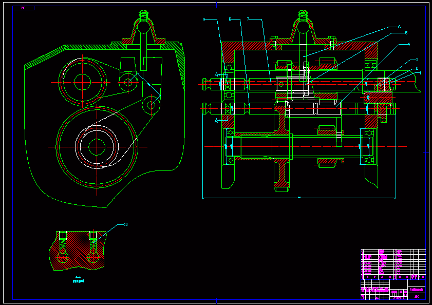 N8909-12型-船式拖拉机传动系统操纵机构设计