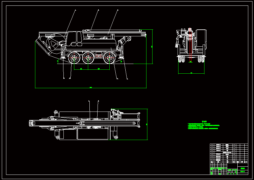 N8910-LXW80轮式底盘旋挖钻机设计