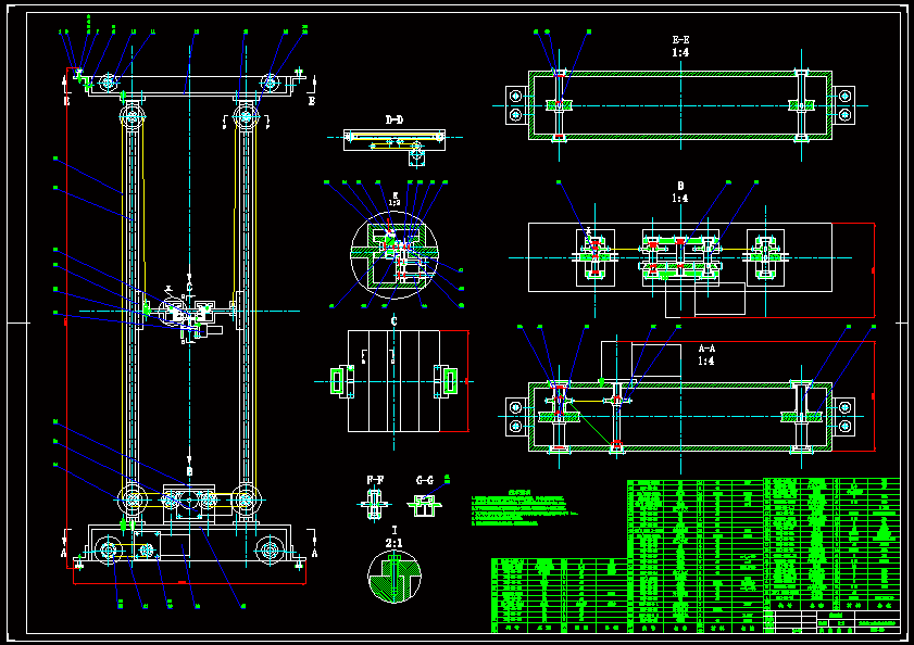 N8954-堆垛机及控制系统及结构设计