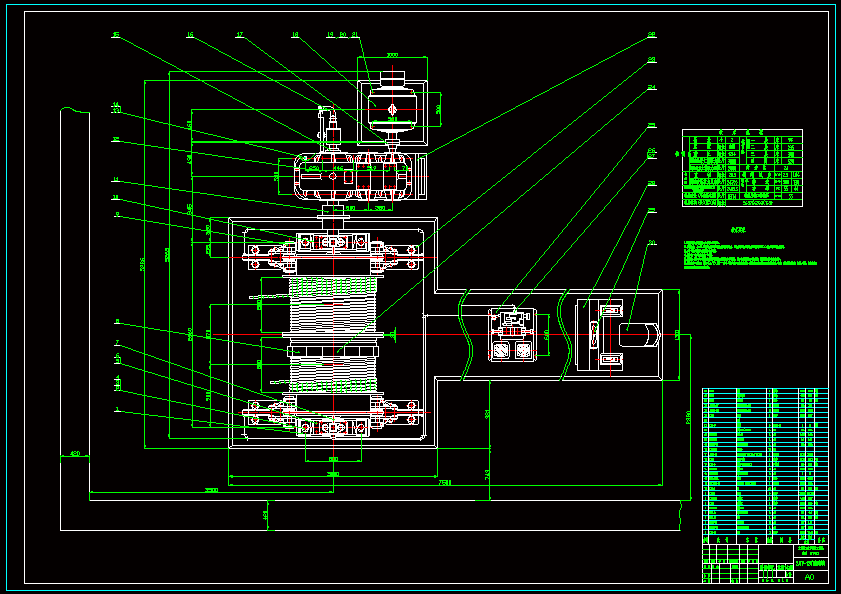 N8993-缠绕式升降机的设计-煤矿提升机械设备选型设计