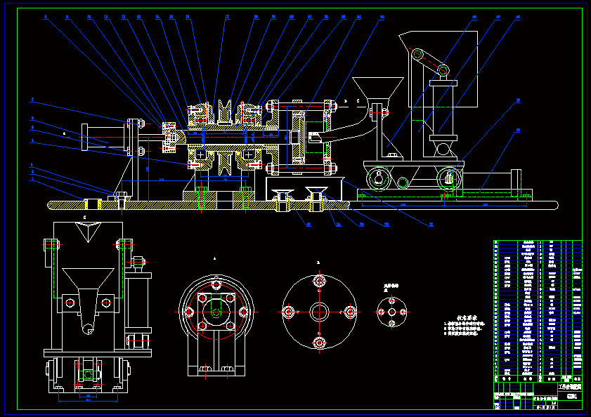 N9030-轴瓦离心浇注工作台设计