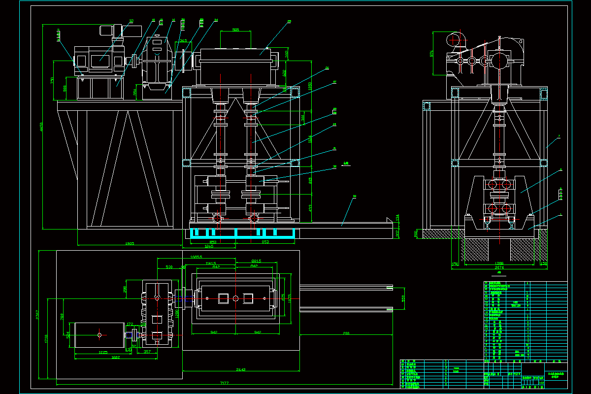 N9038-立式轧机的轧辊机构的设计
