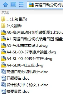 N9084-高速自动分切机设计