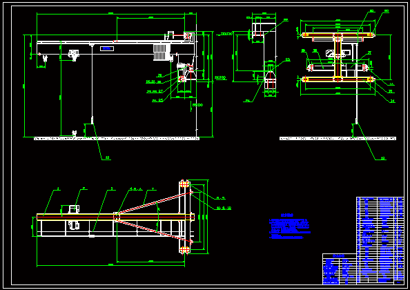N9086-壁行式起重机设计