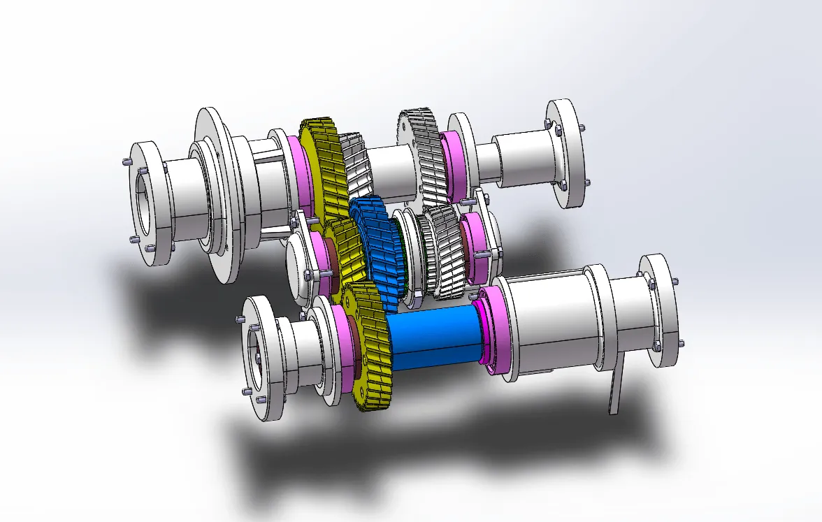 N9095-汽车分动器设计【含SW三维图】