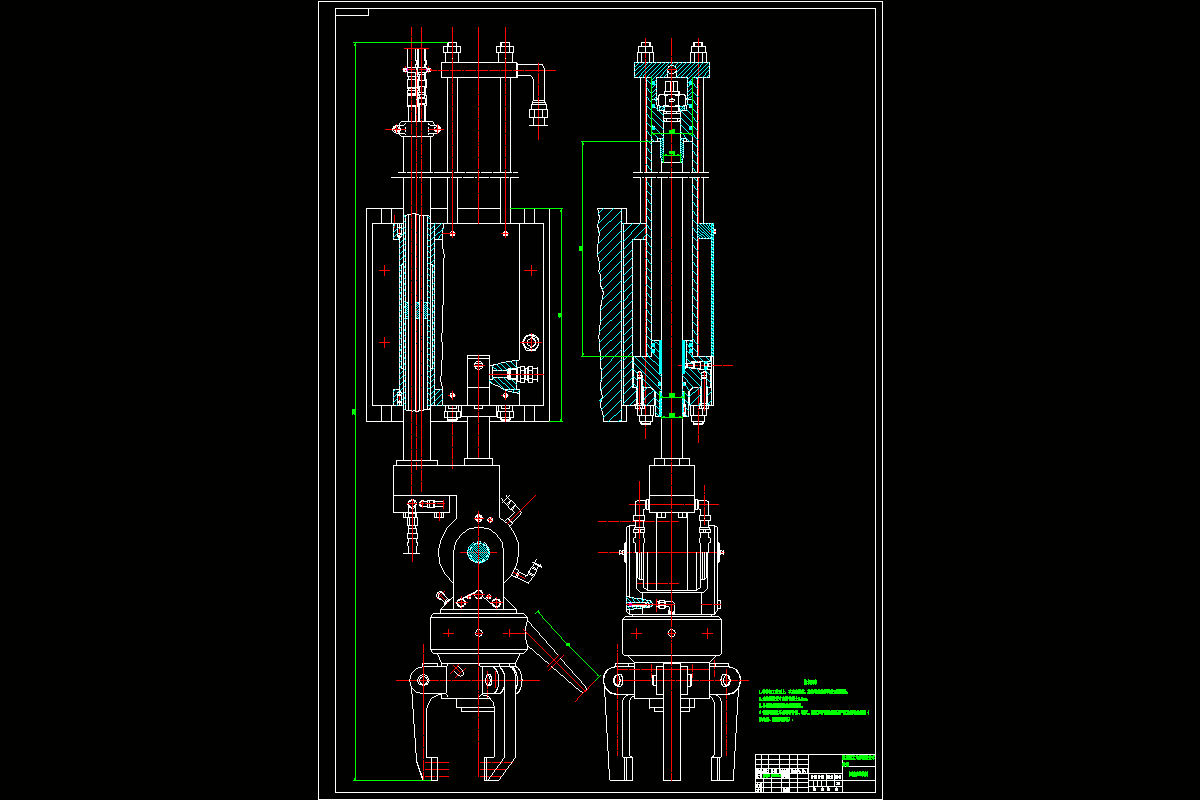 N9132-水压机专用机械手设计