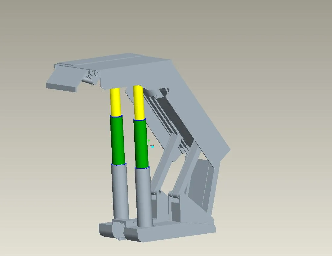 N9164-支撑掩护式液压支架的设计【含Proe三维图】