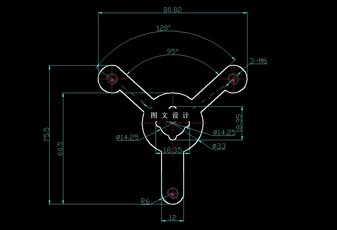 N9177-三爪盘冲孔下料复合冷冲模设计