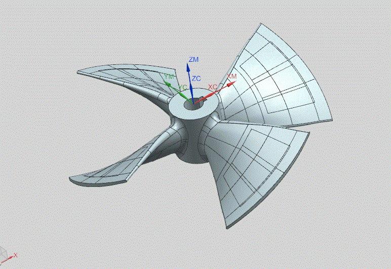 N9181-基于UG的轴流式叶轮多轴数控编程与Vericut加工仿真【含UG三维图】