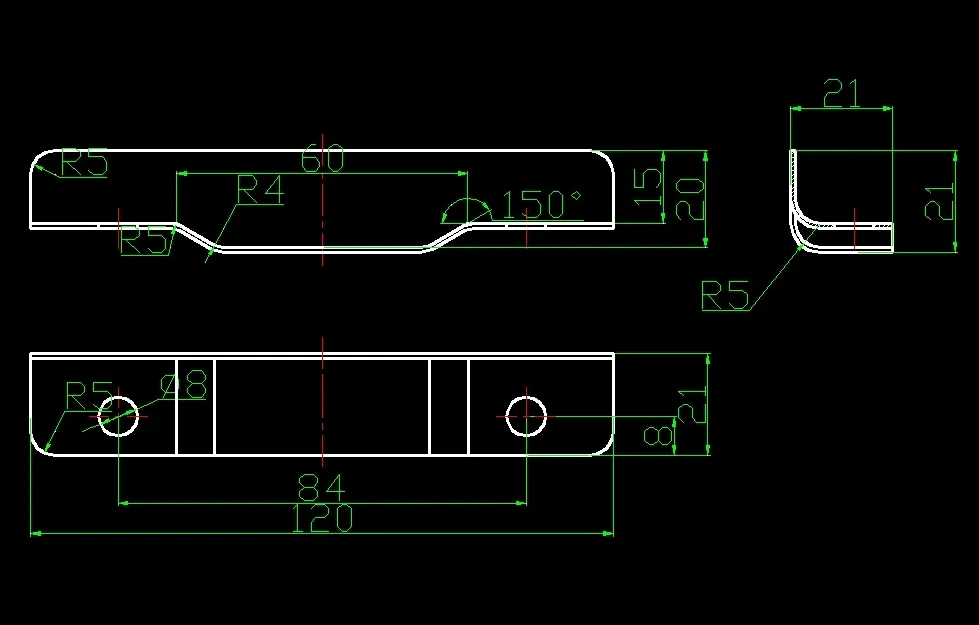N9211-加强板冲压工艺及模具设计
