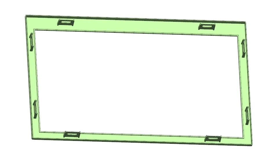 N9218-大型LED电视机前面板注塑模具设计【含UG三维图】
