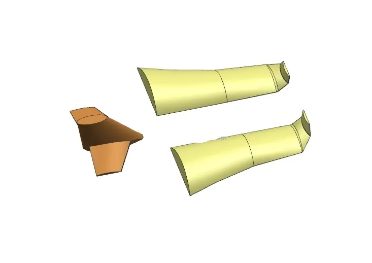 N9250-实心飞机模型机翼模具设计【含UG三维图】