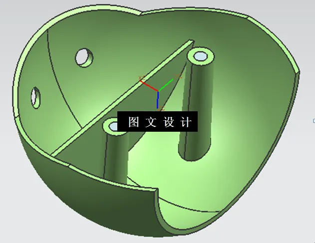 N9268-微电扇头左塑料模设计