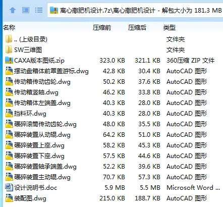 Z2584-离心撒肥机设计【含SW三维图】 Z2584-离心撒肥机设计【含SW三维图】