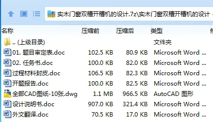 Z2662-实木门窗双槽开槽机的设计 Z2662-实木门窗双槽开槽机的设计