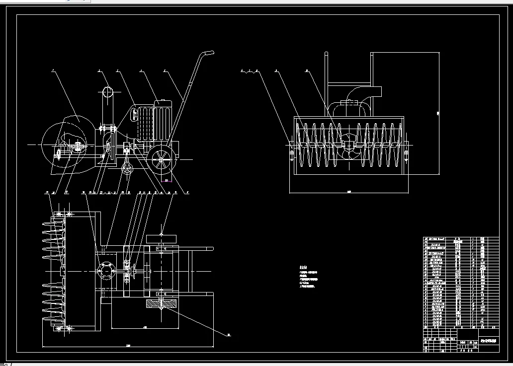 Z2665-新型旋切式除雪车设计