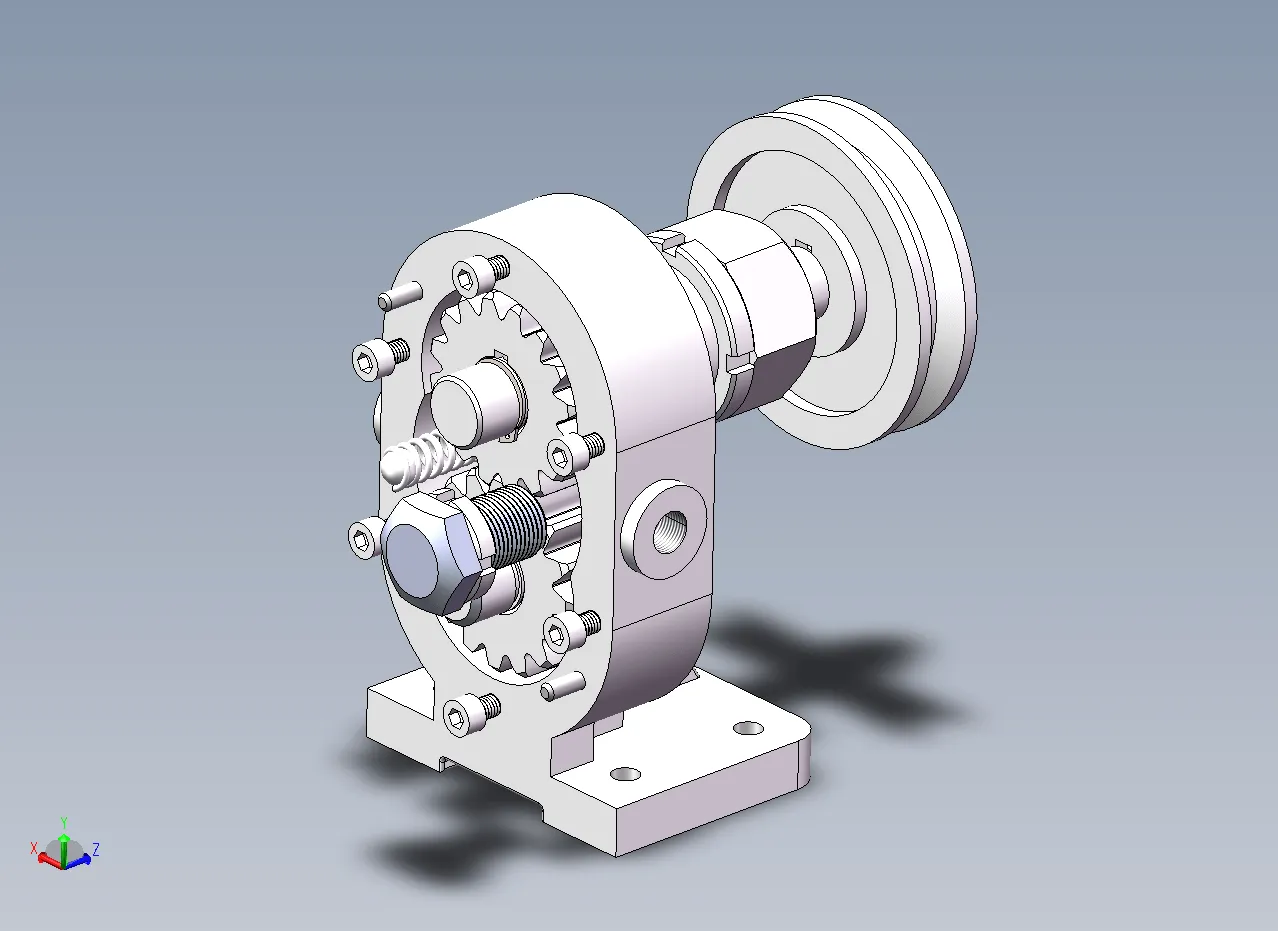 Z2687-基于SolikWorks的齿轮泵设计与仿真【含SW三维图】