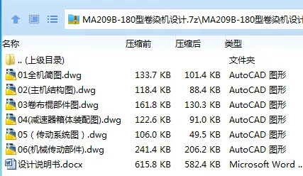 Z2807-MA209B-180型卷染机设计 Z2807-MA209B-180型卷染机设计