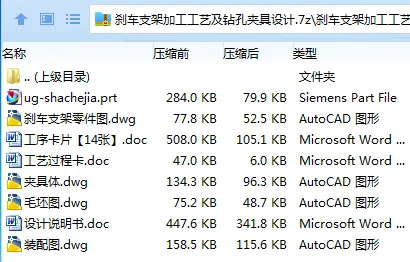 Z2812-刹车支架加工工艺及钻孔夹具设计