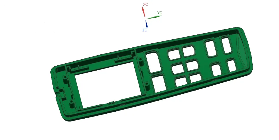 Z2863-格力空调遥控器注塑模具设计【含UG三维图】