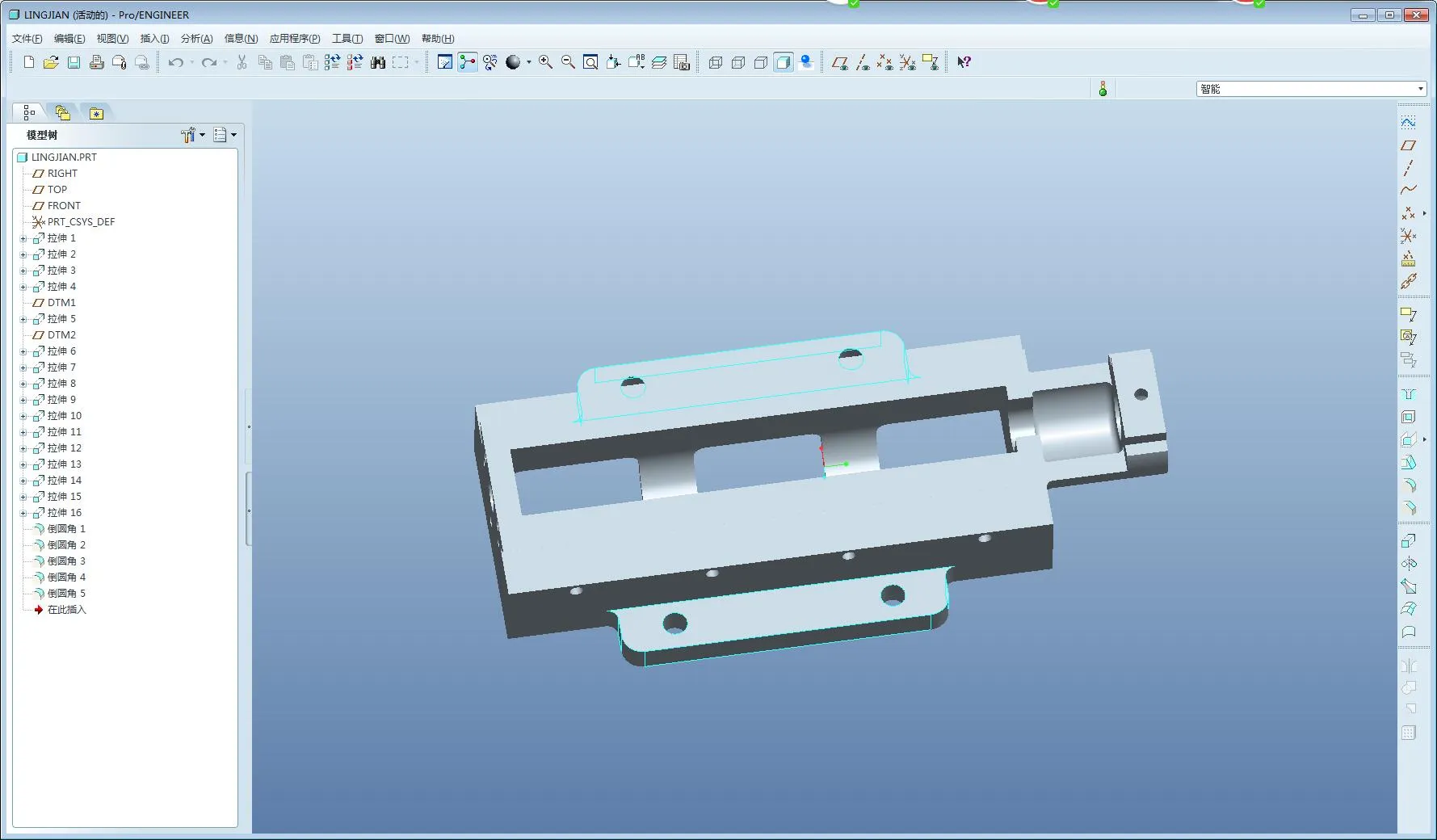 Z2868-导轨座加工工艺及夹具设计【含Proe三维图】