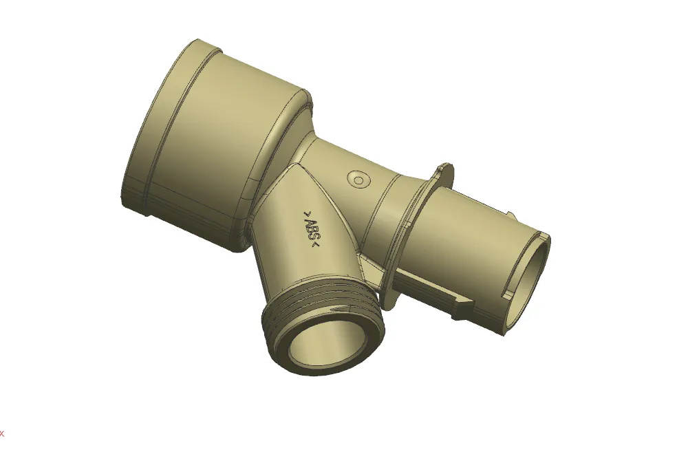 Z2886-岔口三通管架注射模具设计【含UG三维】