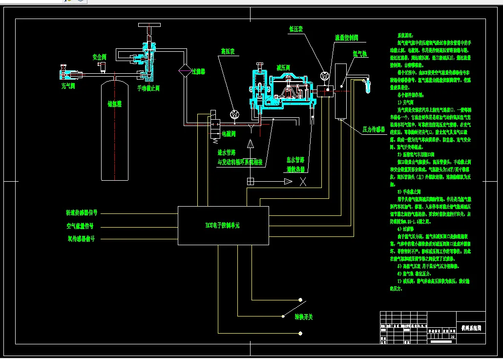 Z2975-氢燃料发动机电控燃料供给系统设计