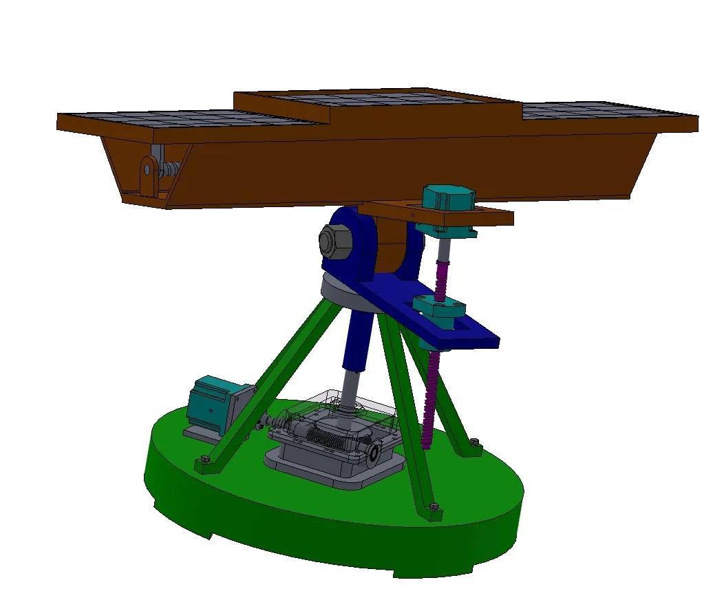 Z2987-太阳能自动跟踪装置设计【含SW三维图】