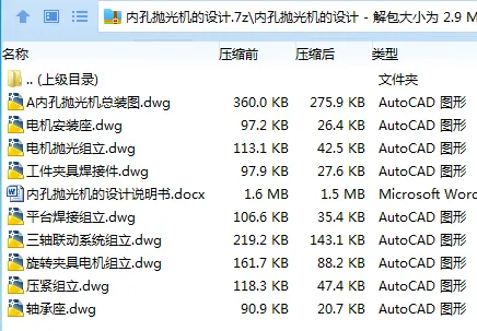 Z2993-内孔抛光机的设计