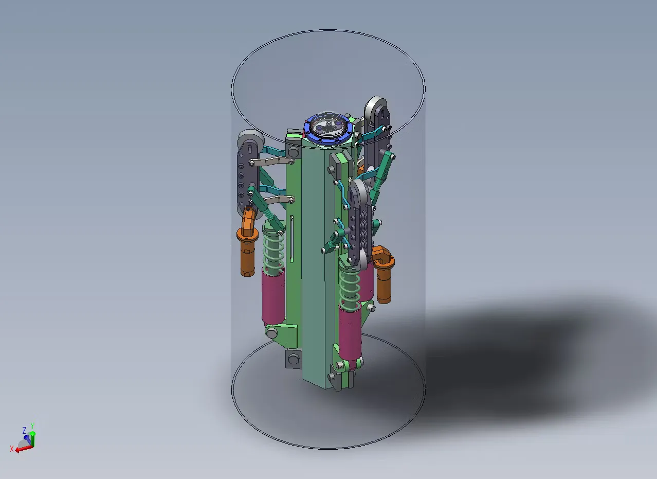Z3029-轮式管道机器人的结构设计【含SW三维图】