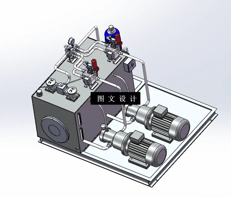 N9312-冷轧重卷开头机液压系统设计【含SW三维图】