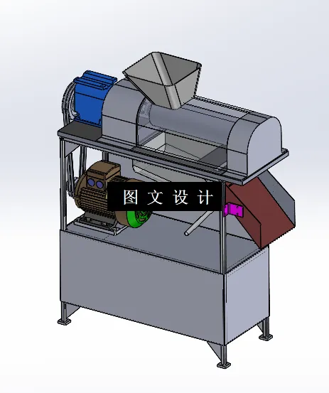 N9326-螺旋榨汁机设计【含SW三维图】