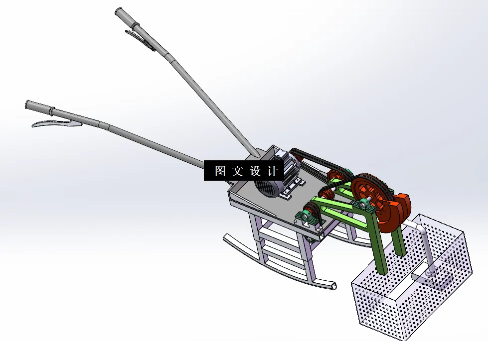 N9327-秧田蛙式打浆机设计【含SW三维图】