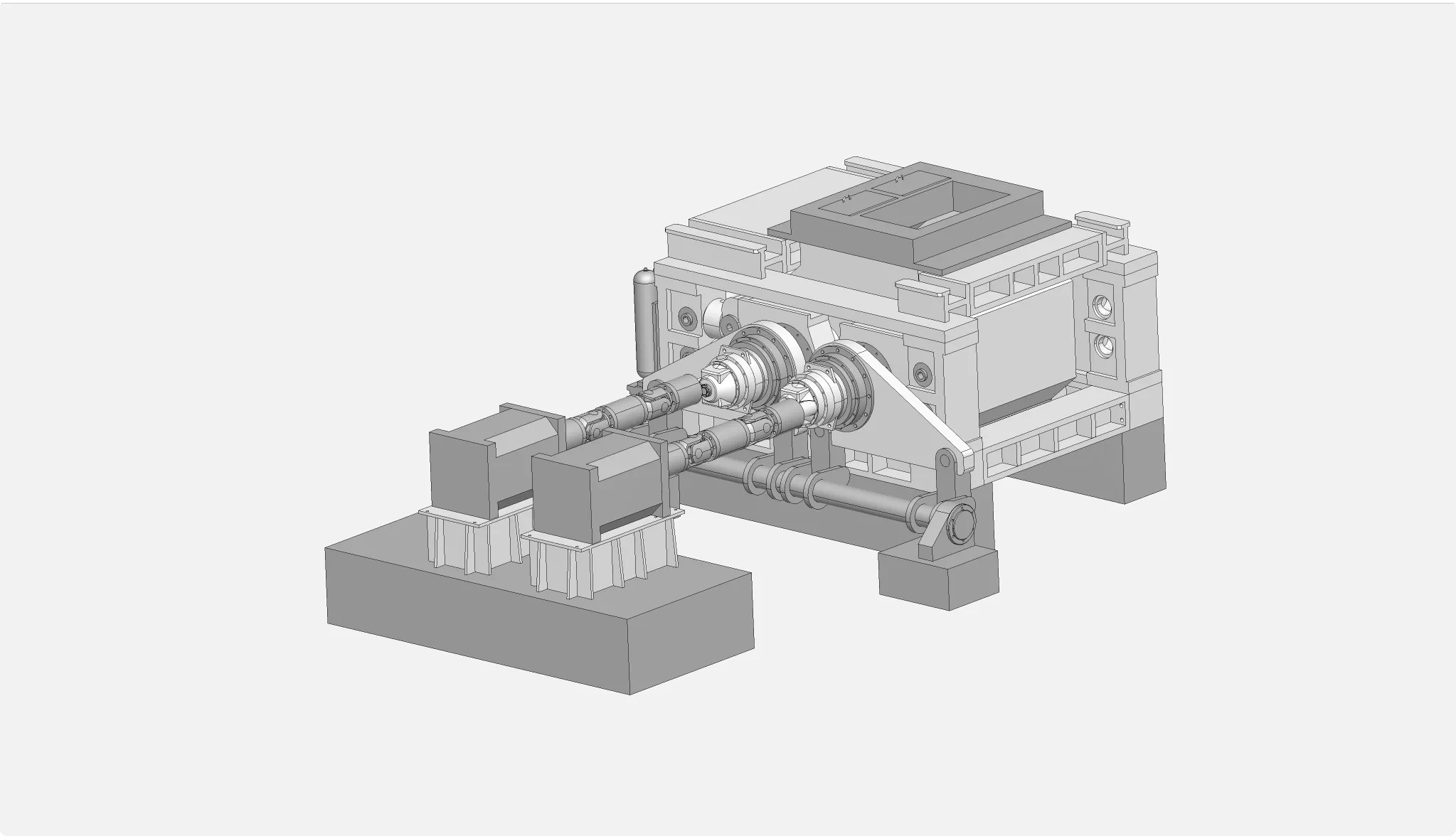 XY08-卧式超声辊压机机械设计【含SW三维图】