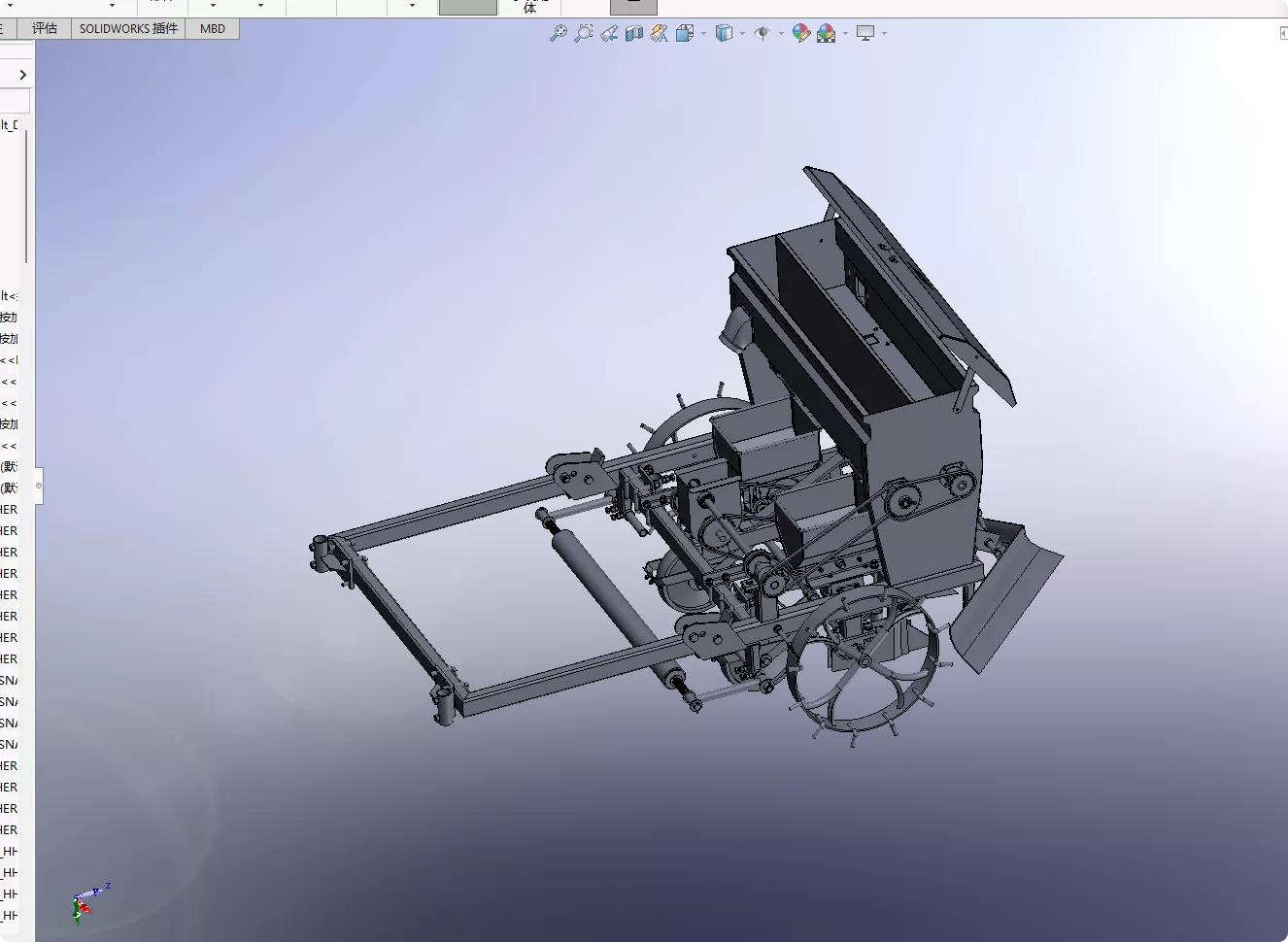 XY44-新疆大蒜播种机设计【含SW三维图】
