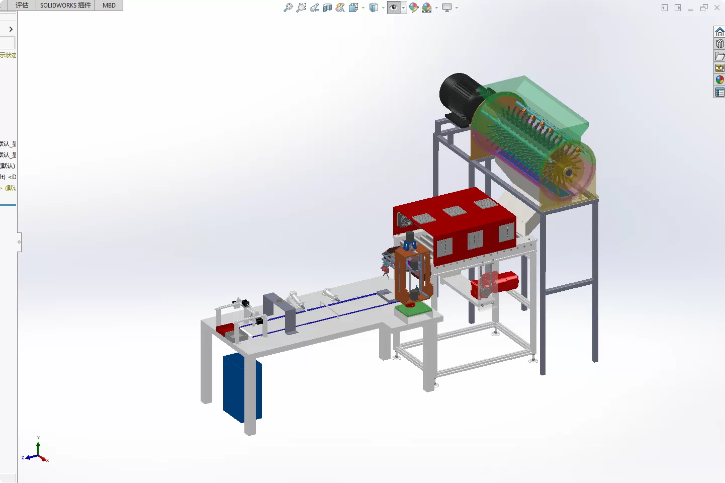 XY54-生蚝自动处理设备设计【含SW三维图】